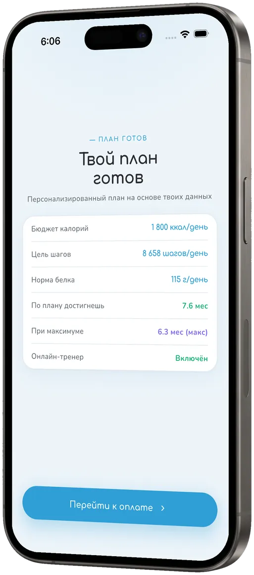 Твой план готов